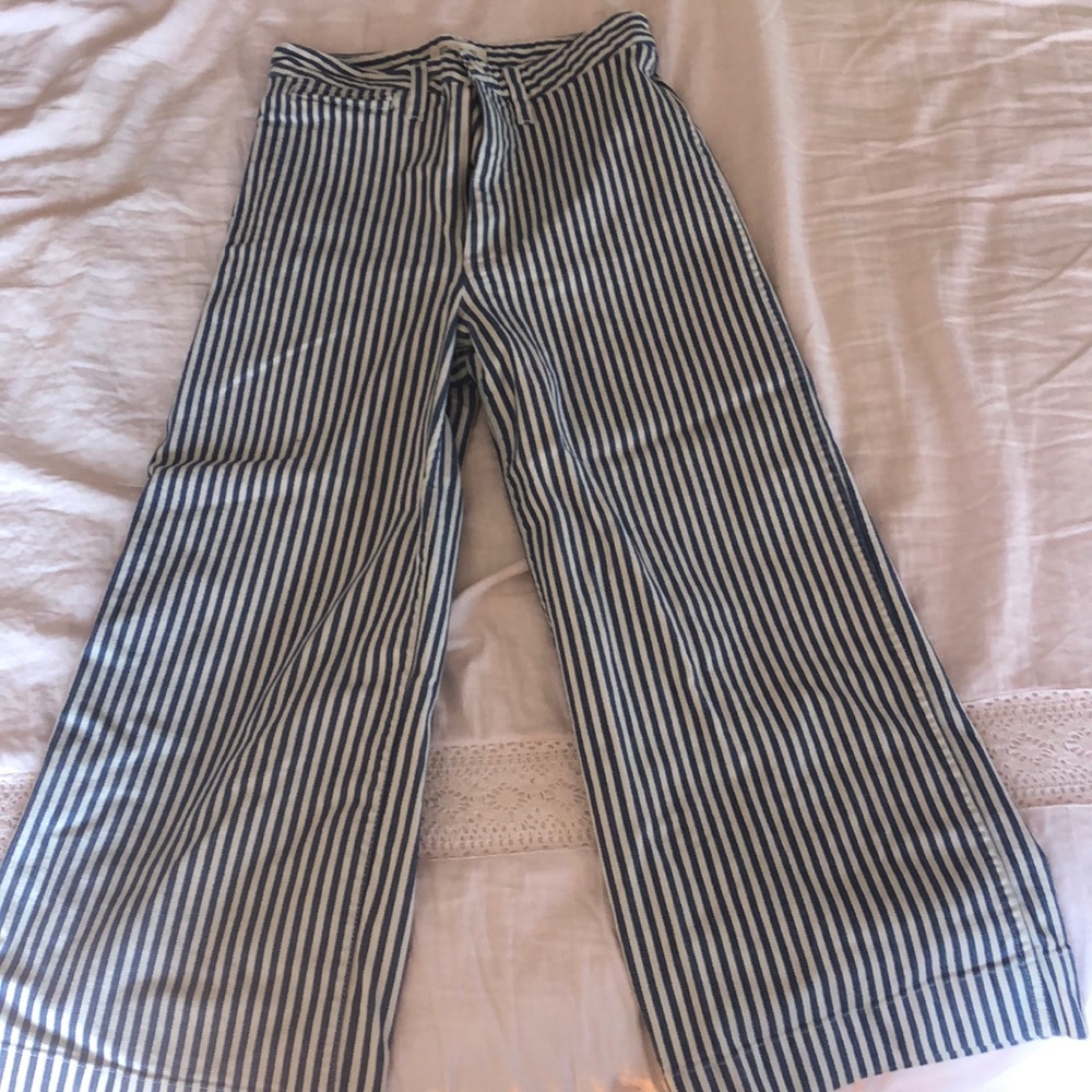 Madewell wide-leg crop pants!
